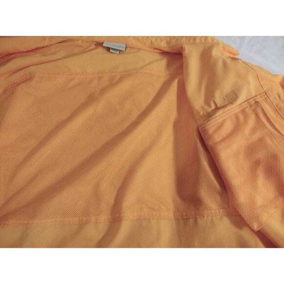 Field & Stream Mens Fisherman Shirt Size XXL Orange Short Sleeve Button Front - Picture 5 of 12